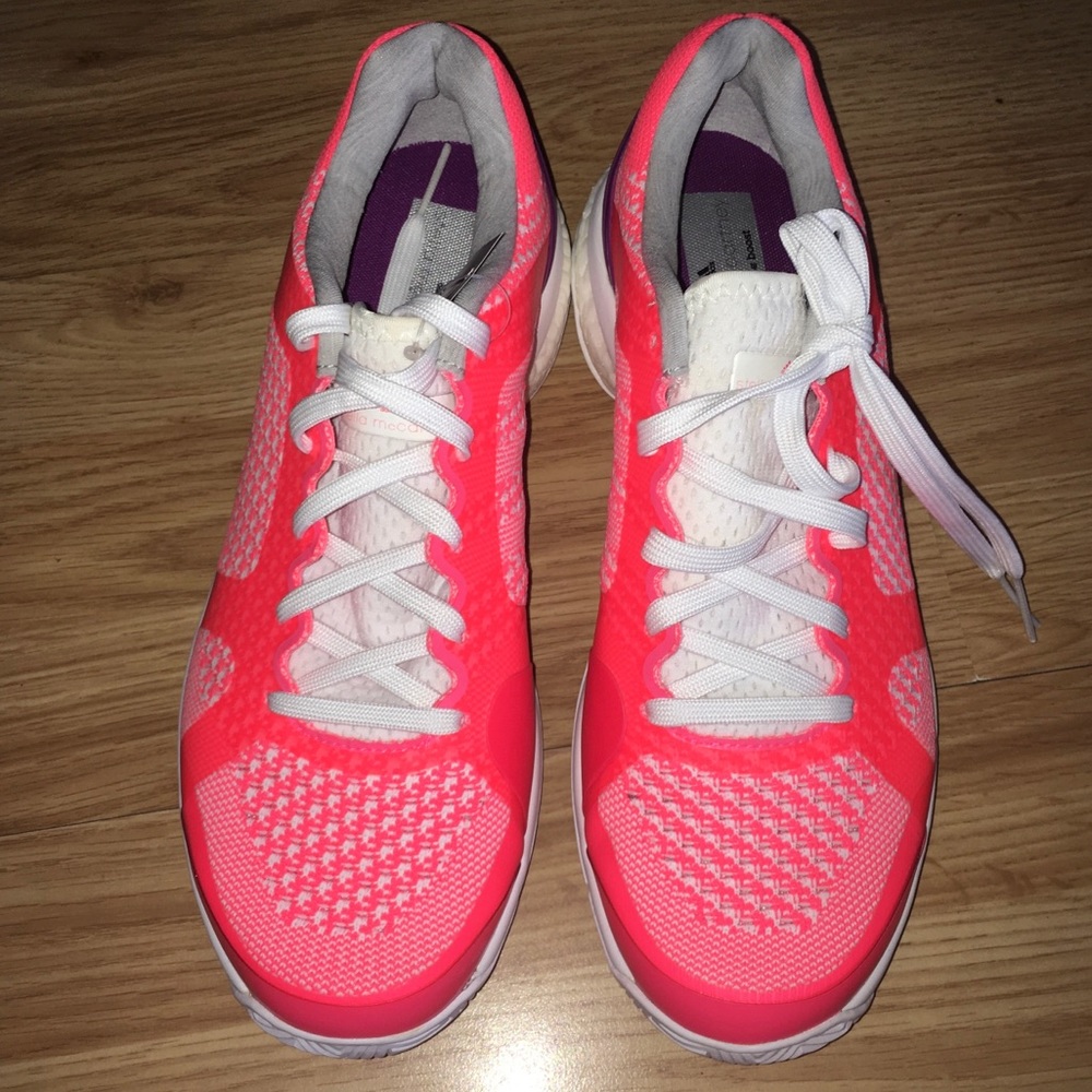 NWT Adidas Stella McCartney Barricade Tennis Shoes - Picture 3 of 13